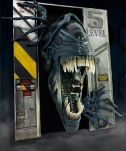 Alien Queen 1:2 Scale Wall Sculpture By HCG Exclusive Edition - Image 9