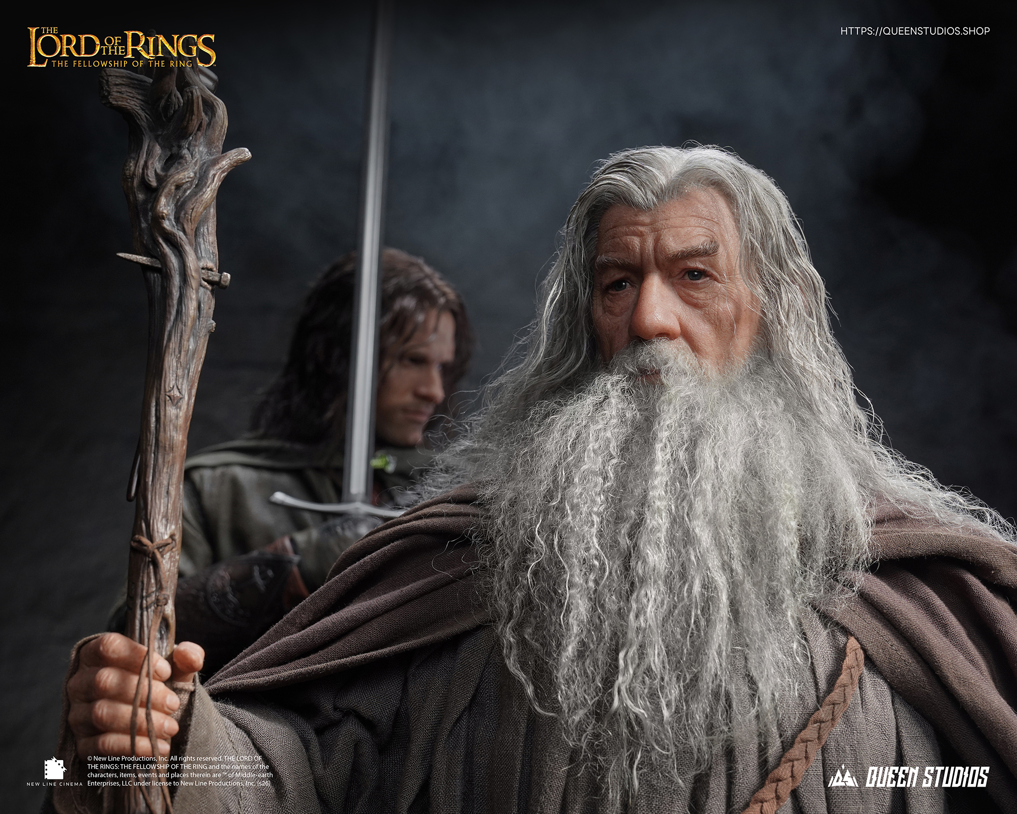 Queen Studios – The Lord of the Rings: The Fellowship of the Ring Gandalf 1/3 Scale Statue - Image 14