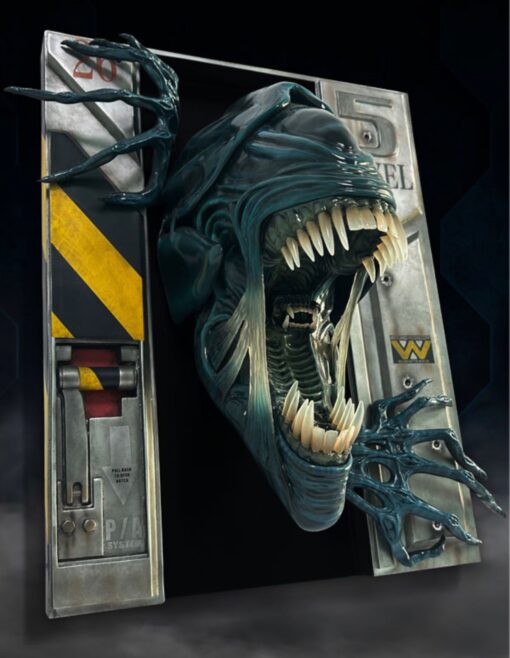 Alien Queen 1:2 Scale Wall Sculpture By HCG Exclusive Edition - Image 2