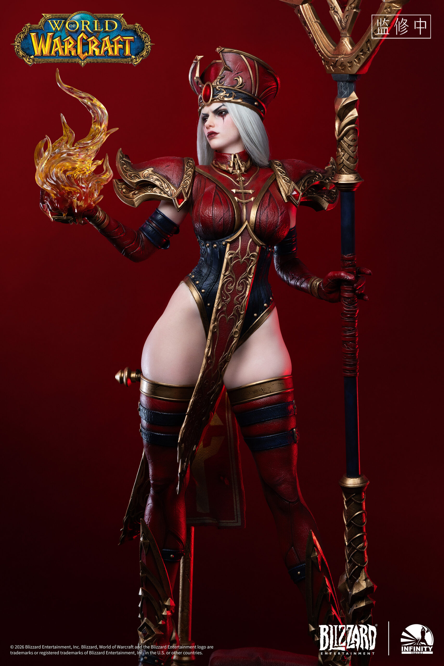 World of Warcraft Sally Whitemane 1/3 Silicone Statue - Infinity Studio - Image 3