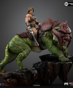 Statue He-Man and Battle Cat - Masters of the Universe Movie - Deluxe Art Scale 1/10 - Iron Studios - Image 6