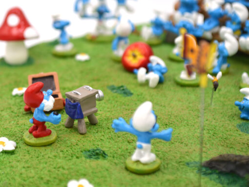 The Smurfs Family Photo metal diorama By Pixi - Image 11