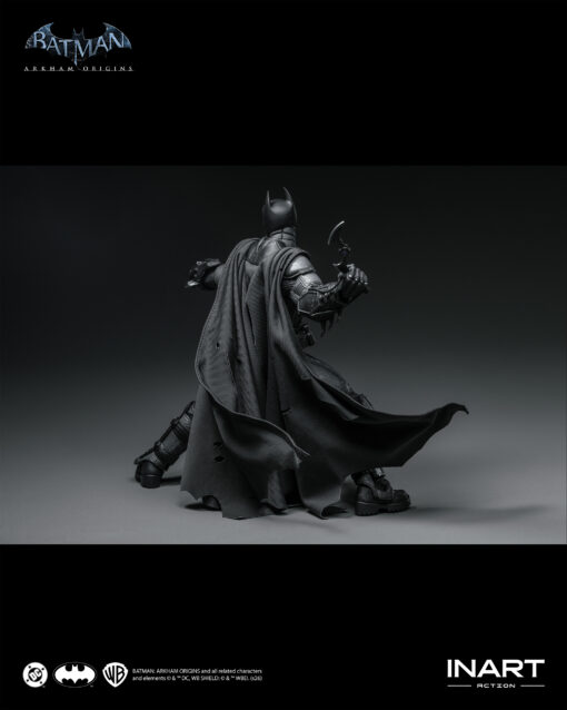INART Action – Batman: Arkham Origins – Batman (Battle Damaged Version) Action Figure - Image 7