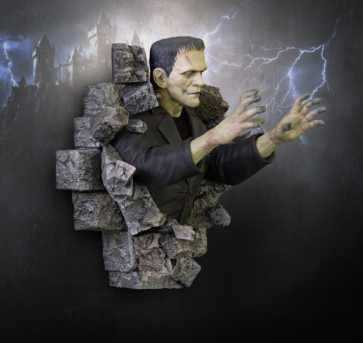 Frankenstein Lifesize Wall Sculpture - HCG Collectibles - Image 7