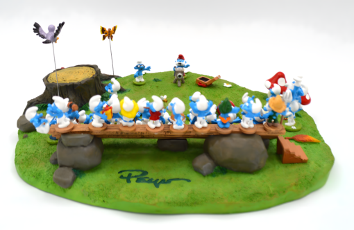 The Smurfs Family Photo metal diorama By Pixi - Image 12
