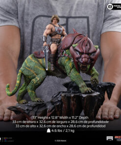 Alternative view of Statue He-Man and Battle Cat - Masters of the Universe Movie - Deluxe Art Scale 1/10 - Iron Studios