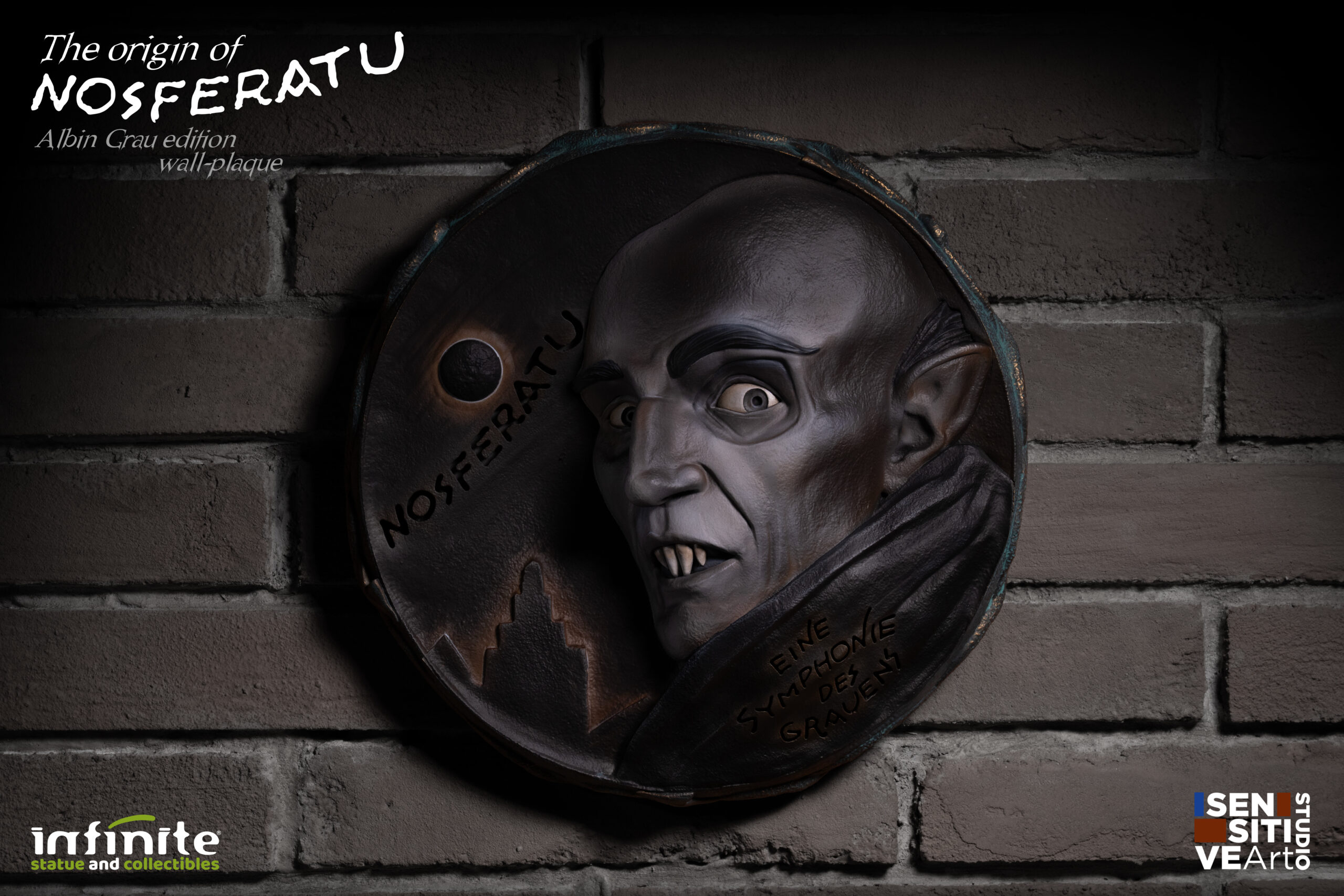“THE ORIGIN OF NOSFERATU” - THE ALBIN GRAU EDITION WALL PLAQUE - INFINITE STATUE - Image 2