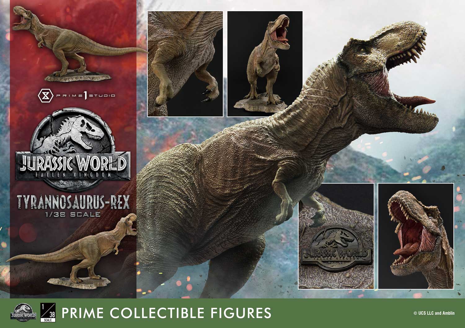 Prime Collectible Figures Jurassic World: Fallen Kingdom (Film) Tyrannosaurus-Rex - Prime1Studio - Image 5