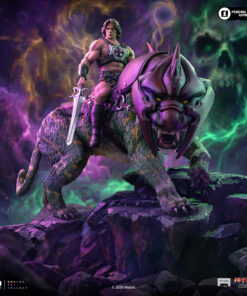Statue He-Man and Battle Cat - Masters of the Universe Movie - Deluxe Art Scale 1/10 - Iron Studios