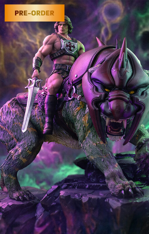 Statue He-Man and Battle Cat - Masters of the Universe Movie - Deluxe Art Scale 1/10 - Iron Studios - Image 9