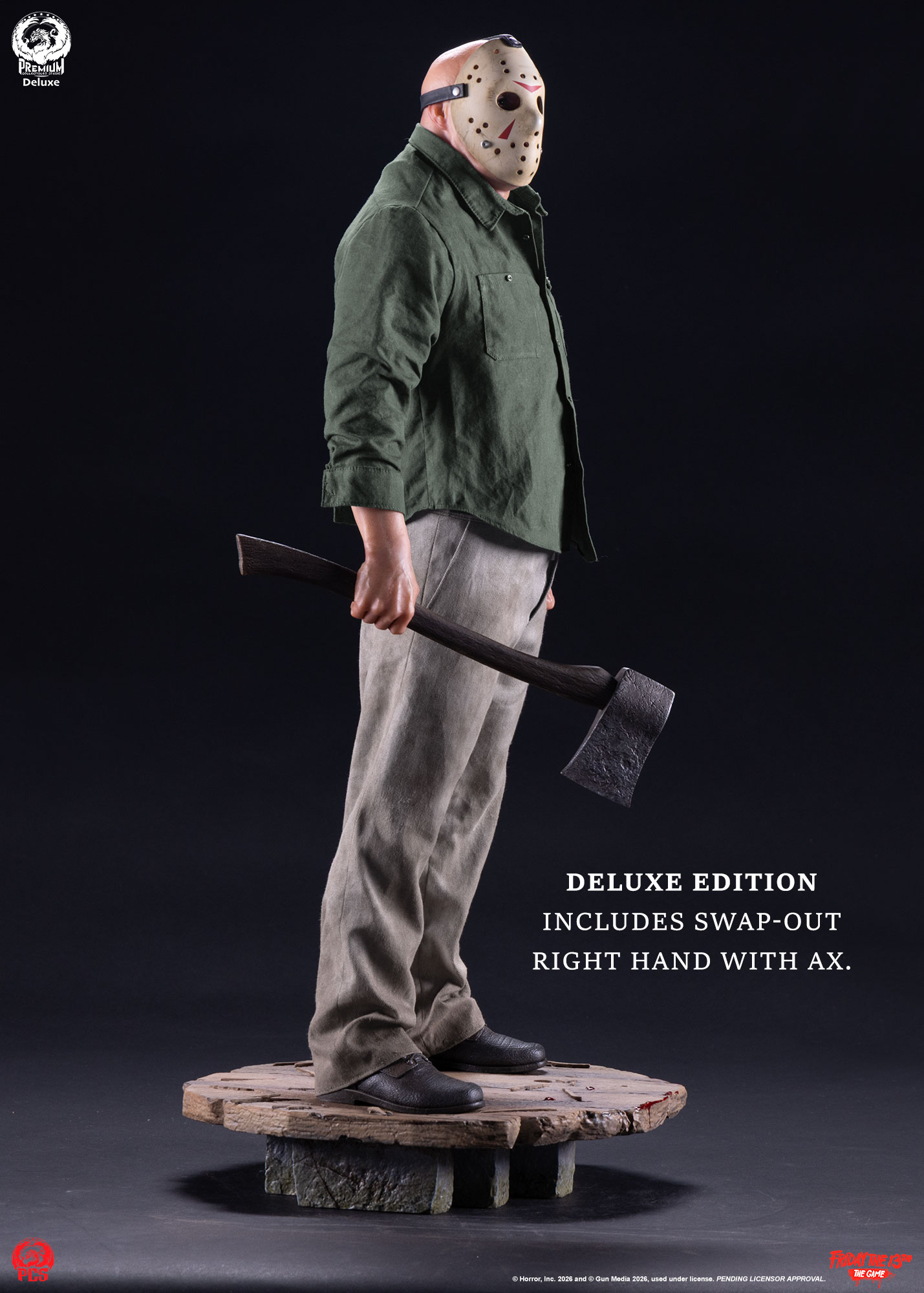 FRIDAY THE 13TH: THE GAME - JASON "PART 3" 1:3 SCALE STATUE DELUXE EDITION - PCS Collectibles (Copy) - Image 5