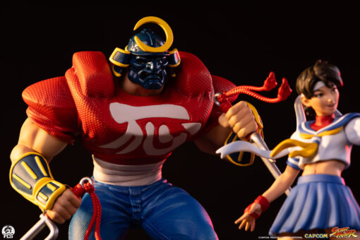 STREET FIGHTER - STREET JAM: SAKURA & SODOM 1:10 SCALE STATUE SET - PCS Collectibles - Image 8