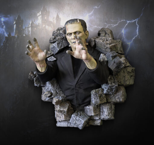 Frankenstein Half Scale Wall Sculpture - HCG Collectibles - Image 11