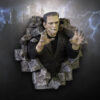 Frankenstein Half Scale Wall Sculpture - HCG Collectibles