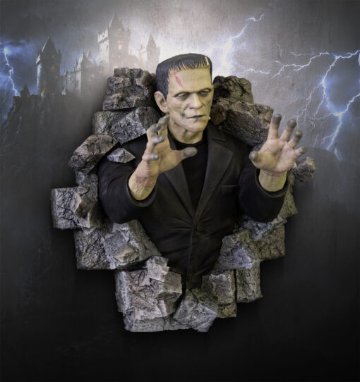 Frankenstein Half Scale Wall Sculpture - HCG Collectibles