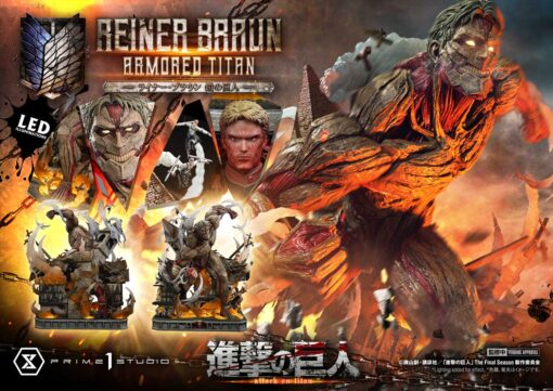 Ultimate Diorama Masterline IV animation Attack on Titan Reiner Braun Armored Titan - Prime1Studio - Image 25