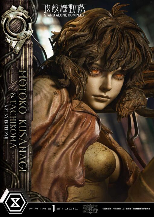 The Legend of Beauty and the Beast GHOST IN THE SHELL STAND ALONE COMPLEX Motoko Kusanagi & Tachikoma Art by Entei Ryu - Prime1Studio - Image 2