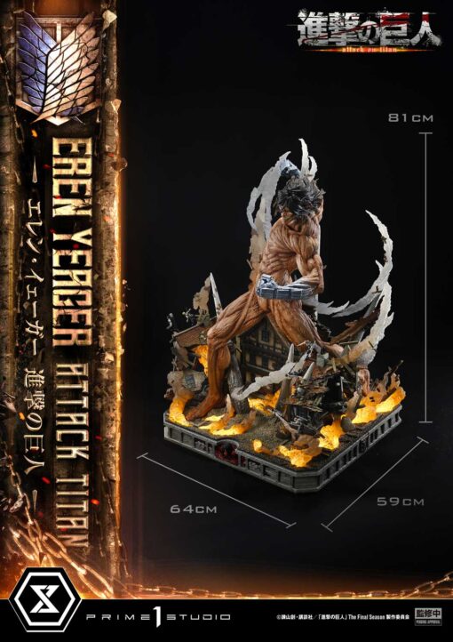 Ultimate Diorama Masterline TV animation Attack on Titan Eren Yeager Attack Titan - Prime1Studio - Image 21