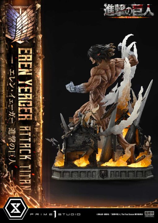 Ultimate Diorama Masterline TV animation Attack on Titan Eren Yeager Attack Titan - Prime1Studio - Image 20