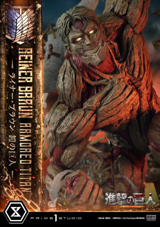 Ultimate Diorama Masterline IV animation Attack on Titan Reiner Braun Armored Titan - Prime1Studio - Image 16