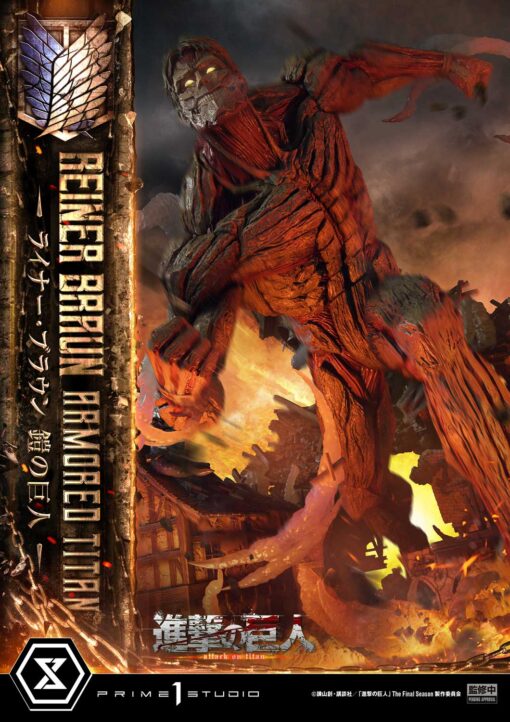 Ultimate Diorama Masterline IV animation Attack on Titan Reiner Braun Armored Titan - Prime1Studio - Image 14