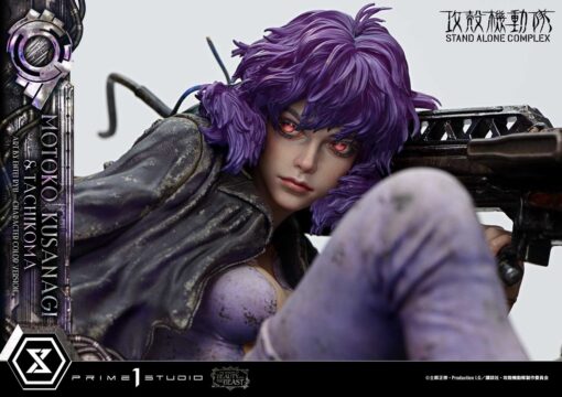 The Legend of Beauty and the Beast GHOST IN THE SHELL STAND ALONE COMPLEX Motoko Kusanagi & Tachikoma Art by Entei Ryu Character Color Version - Prime1Studio - Image 7