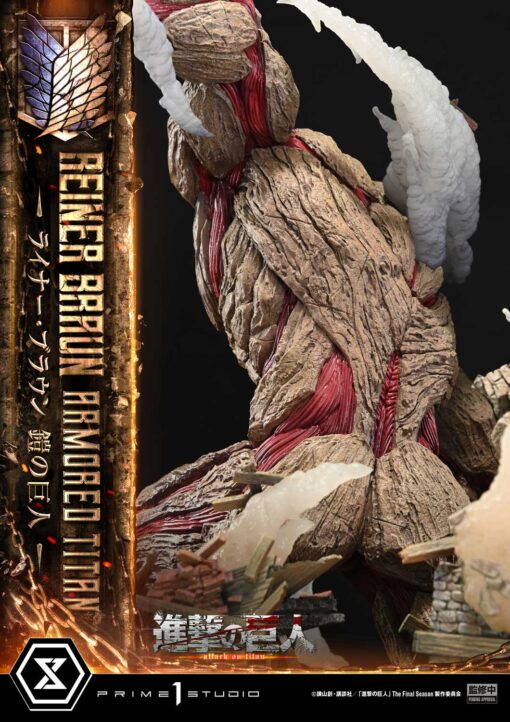 Ultimate Diorama Masterline IV animation Attack on Titan Reiner Braun Armored Titan - Prime1Studio - Image 12