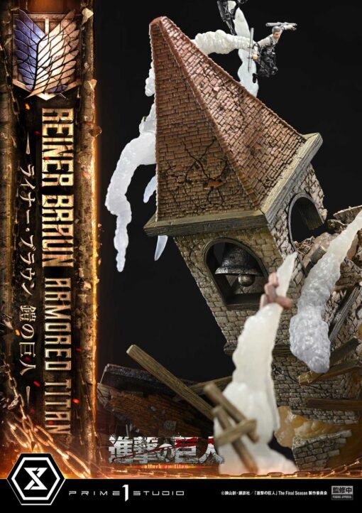 Ultimate Diorama Masterline IV animation Attack on Titan Reiner Braun Armored Titan - Prime1Studio - Image 13