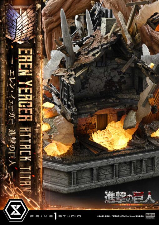 Ultimate Diorama Masterline TV animation Attack on Titan Eren Yeager Attack Titan - Prime1Studio - Image 8