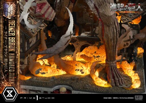 Ultimate Diorama Masterline IV animation Attack on Titan Reiner Braun Armored Titan - Prime1Studio - Image 3