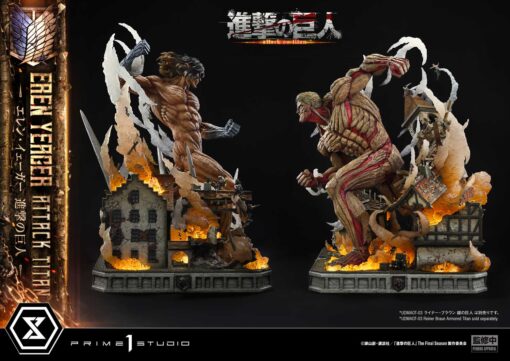 Ultimate Diorama Masterline TV animation Attack on Titan Eren Yeager Attack Titan - Prime1Studio - Image 4