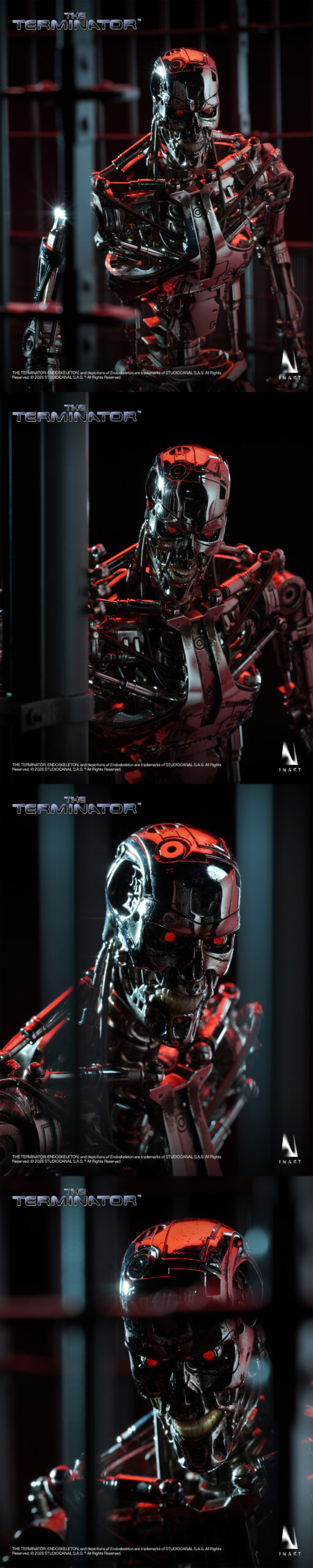 INART – The Terminator - T-800 Endoskeleton 1/6 Collectible Figure - Image 6
