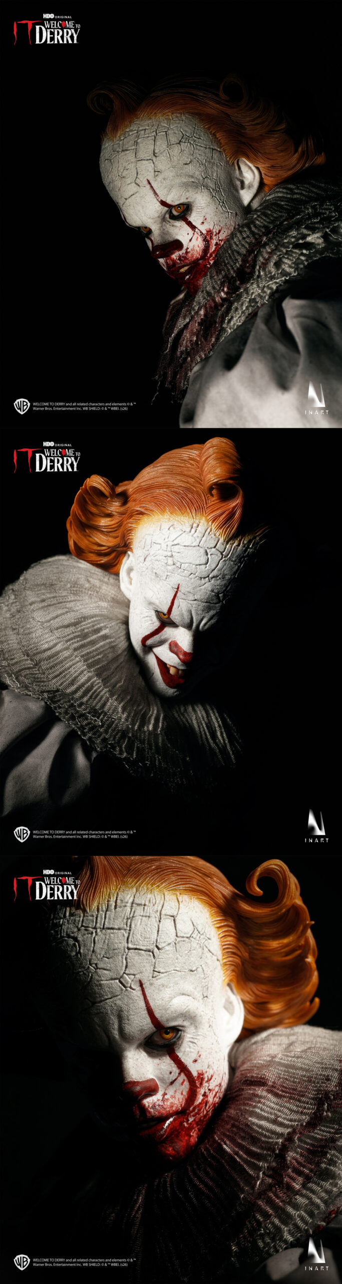 INART - IT: Welcome to Derry Season 1 - Pennywise 1/6 Collectible Figure - Image 15