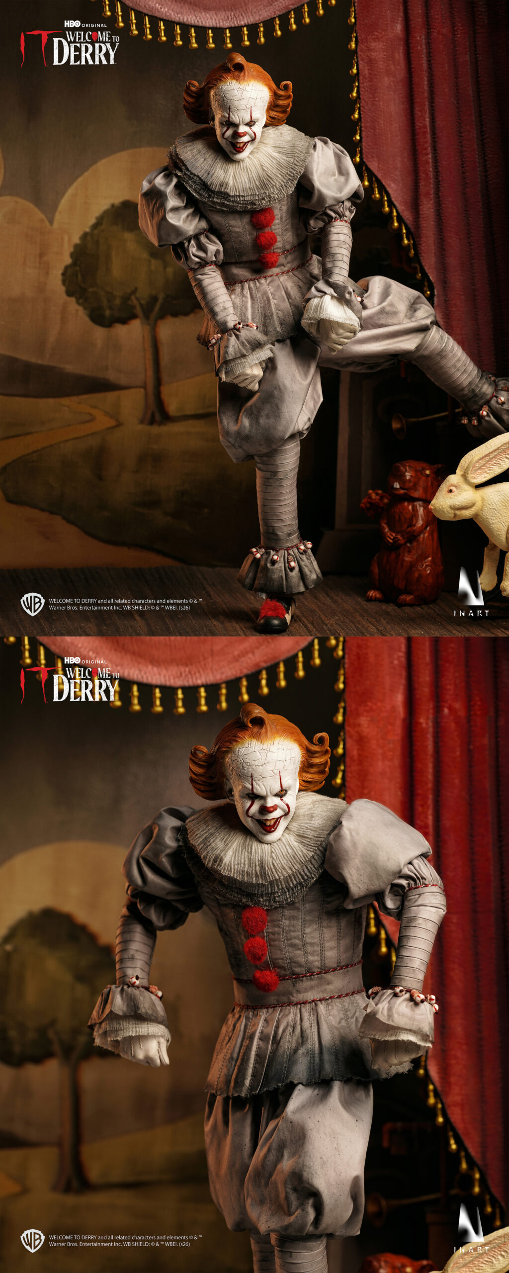 INART - IT: Welcome to Derry Season 1 - Pennywise 1/6 Collectible Figure - Image 12