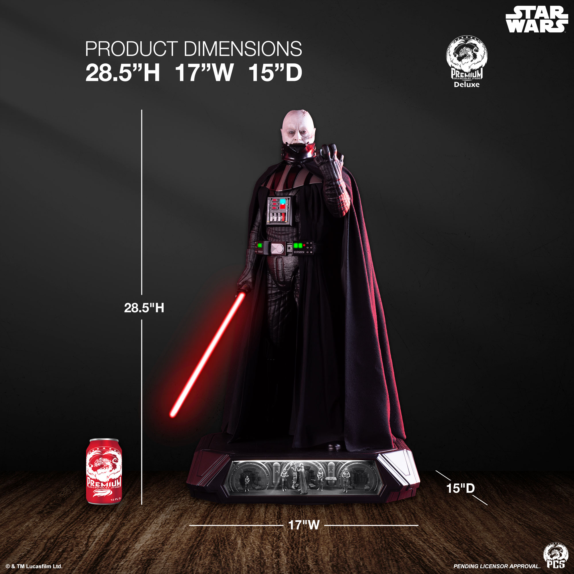 STAR WARS - DARTH VADER 1:3 SCALE HYPERREAL STATUE - PCS Collectibles - Image 29