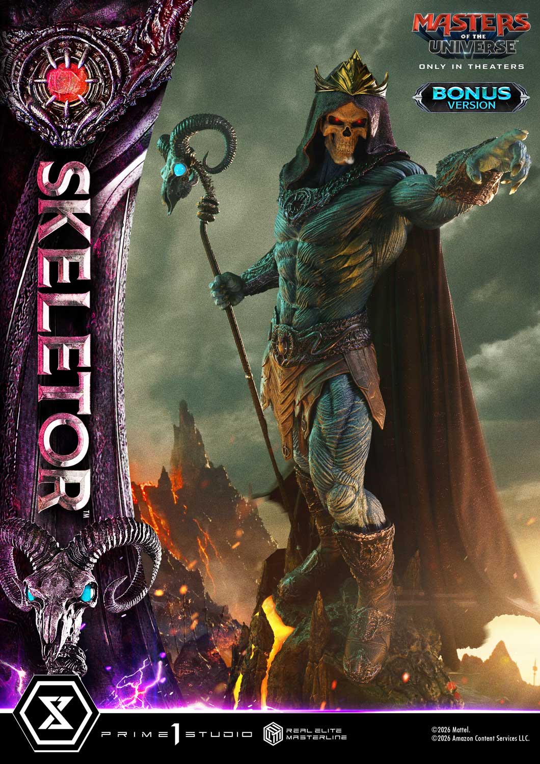 Real Elite Masterline Masters of the Universe (2026 Film) Skeletor Bonus Version - Prime1Studio