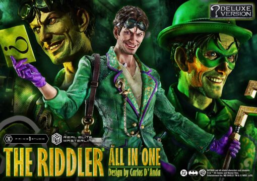 Real Elite Masterline Batman (Comics) The Riddle All In One (Design by Carlos D’Anda) Deluxe Version - Prime1Studio - Image 30