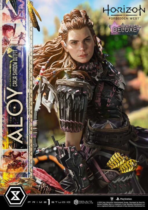 Real Elite Masterline Horizon Forbidden West Aloy Carja Shadow Outfit Deluxe Version - Prime1Studio - Image 29