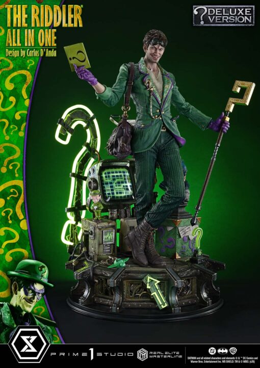 Real Elite Masterline Batman (Comics) The Riddle All In One (Design by Carlos D’Anda) Deluxe Version - Prime1Studio - Image 17