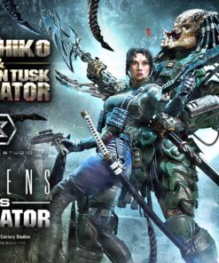 Ultimate Premium Masterline Aliens vs Predator (Comic) Machiko & Broken Tusk Predator Deluxe Version - Prime1Studio - Image 32