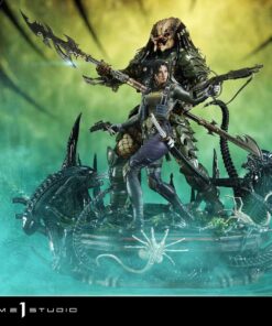 Ultimate Premium Masterline Aliens vs Predator (Comic) Machiko & Broken Tusk Predator Deluxe Version - Prime1Studio - Image 31