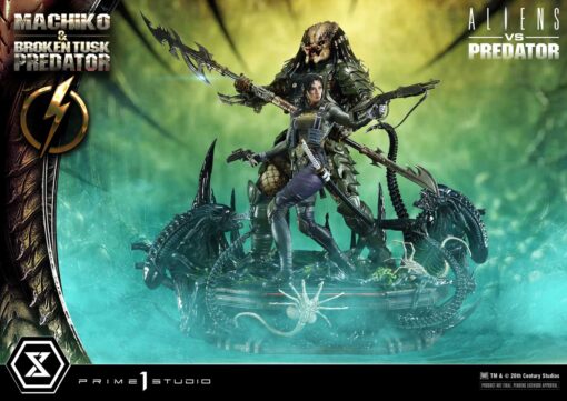 Ultimate Premium Masterline Aliens vs Predator (Comic) Machiko & Broken Tusk Predator Deluxe Version - Prime1Studio - Image 31