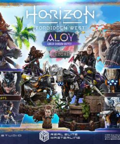 Real Elite Masterline Horizon Forbidden West Aloy Carja Shadow Outfit Deluxe Version - Prime1Studio - Image 24