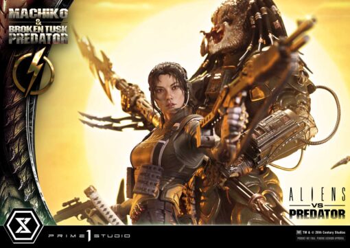 Ultimate Premium Masterline Aliens vs Predator (Comic) Machiko & Broken Tusk Predator Deluxe Version - Prime1Studio - Image 29