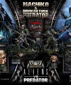 Ultimate Premium Masterline Aliens vs Predator (Comic) Machiko & Broken Tusk Predator Deluxe Version - Prime1Studio - Image 27