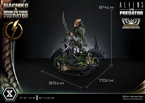Ultimate Premium Masterline Aliens vs Predator (Comic) Machiko & Broken Tusk Predator Deluxe Version - Prime1Studio - Image 24