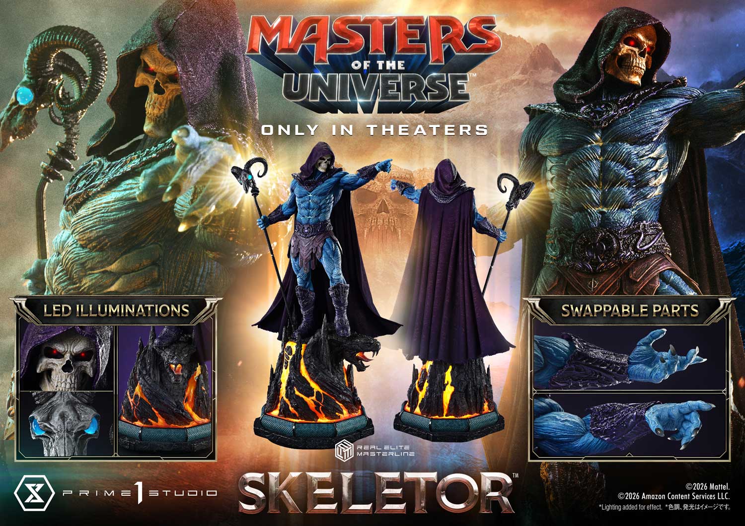 Real Elite Masterline Masters of the Universe (2026 Film) Skeletor Bonus Version - Prime1Studio - Image 16