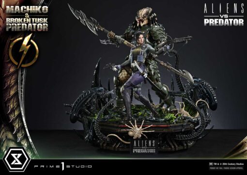 Ultimate Premium Masterline Aliens vs Predator (Comic) Machiko & Broken Tusk Predator Deluxe Version - Prime1Studio - Image 23
