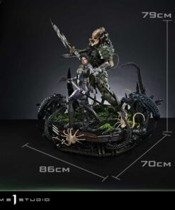 Ultimate Premium Masterline Aliens vs Predator (Comic) Machiko & Broken Tusk Predator Deluxe Version - Prime1Studio - Image 22