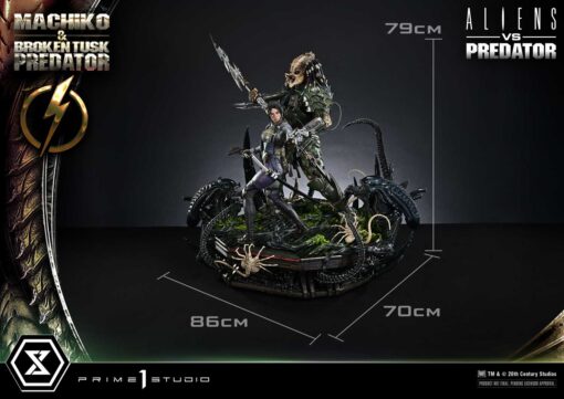 Ultimate Premium Masterline Aliens vs Predator (Comic) Machiko & Broken Tusk Predator Deluxe Version - Prime1Studio - Image 22